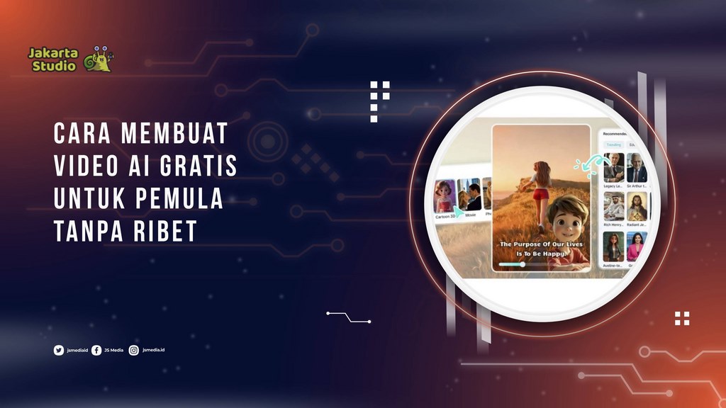 Cara Membuat Video AI Gratis Untuk Pemula Tanpa Kesulitan